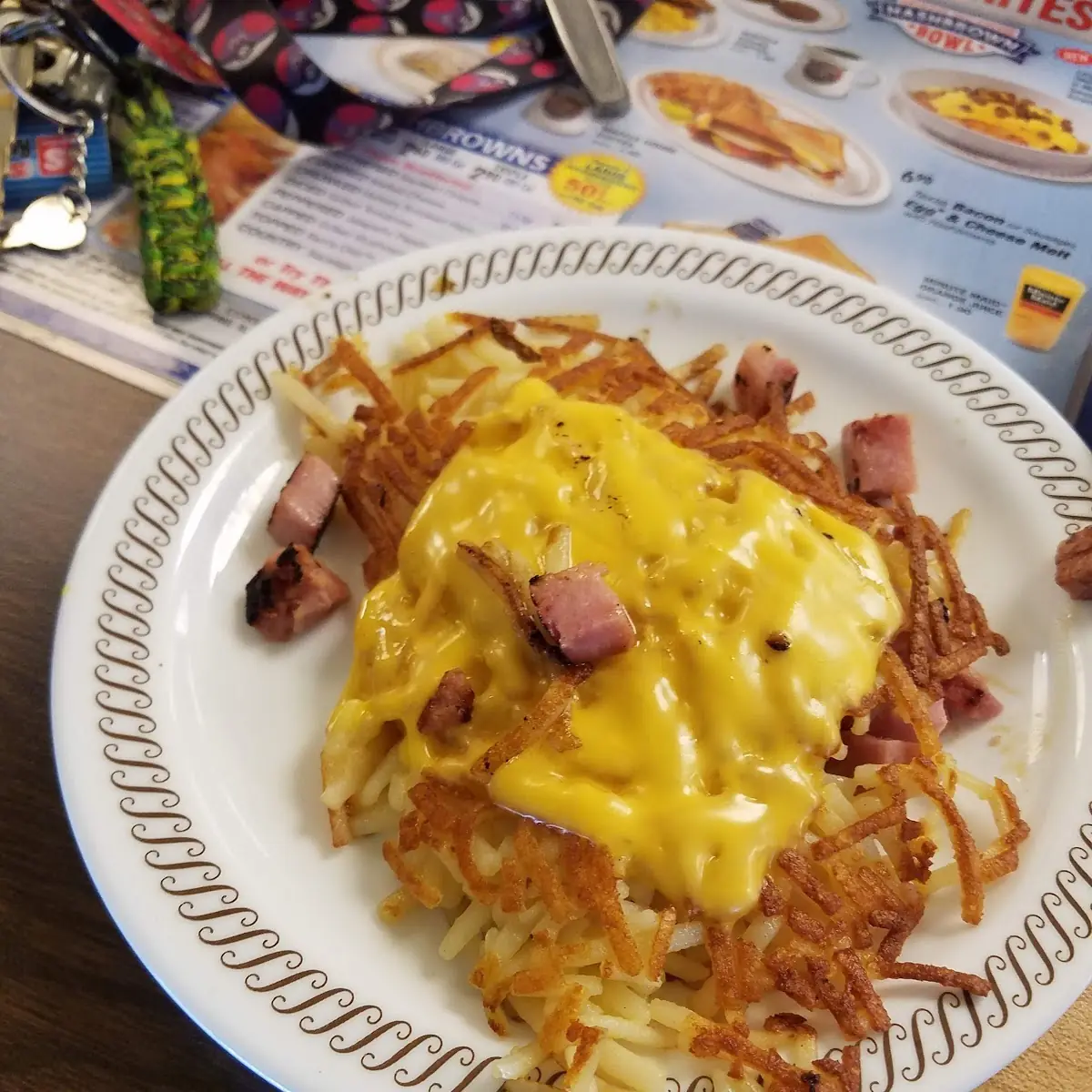 Hash Browns with Cheese & Ham