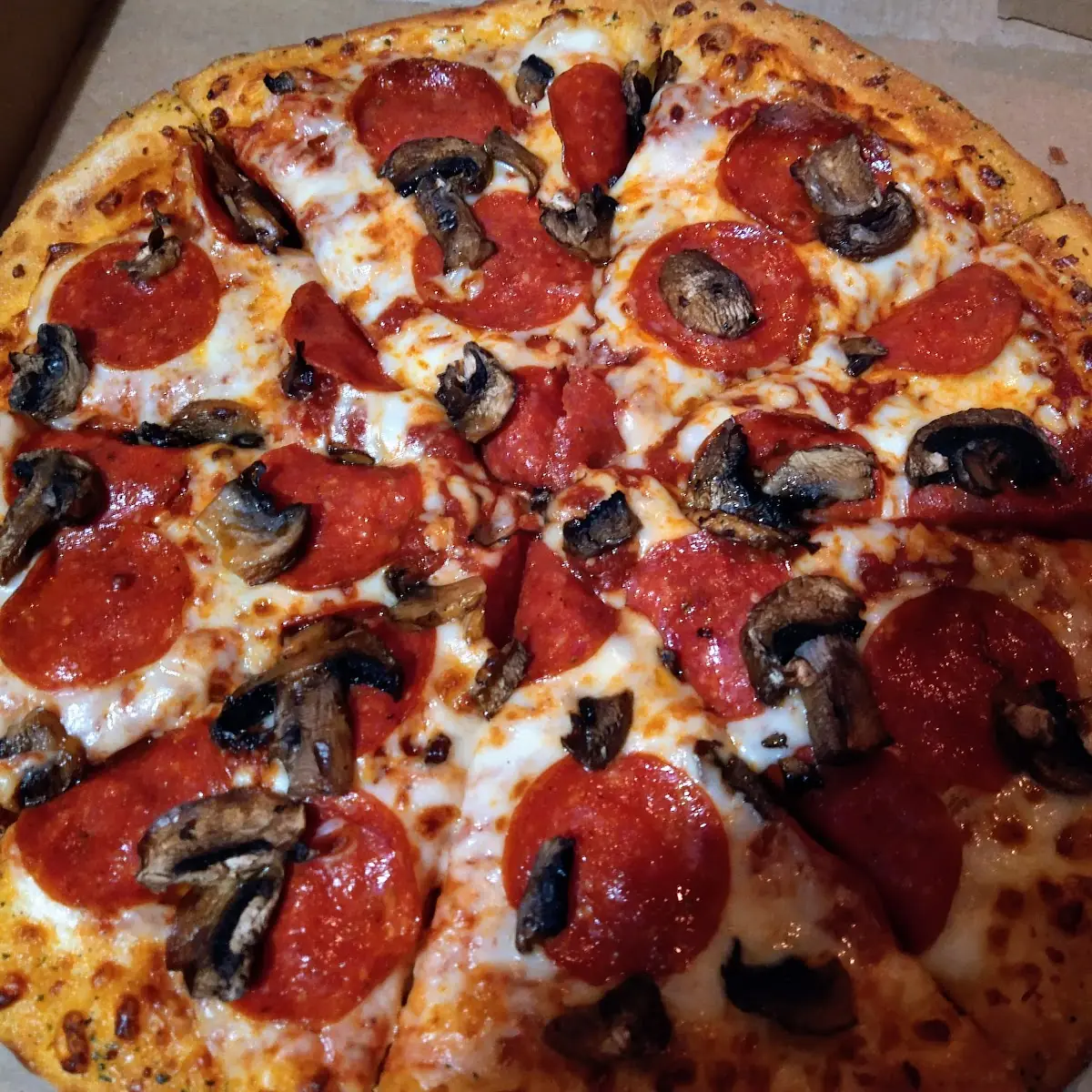 Pepperoni Mushroom Pizza