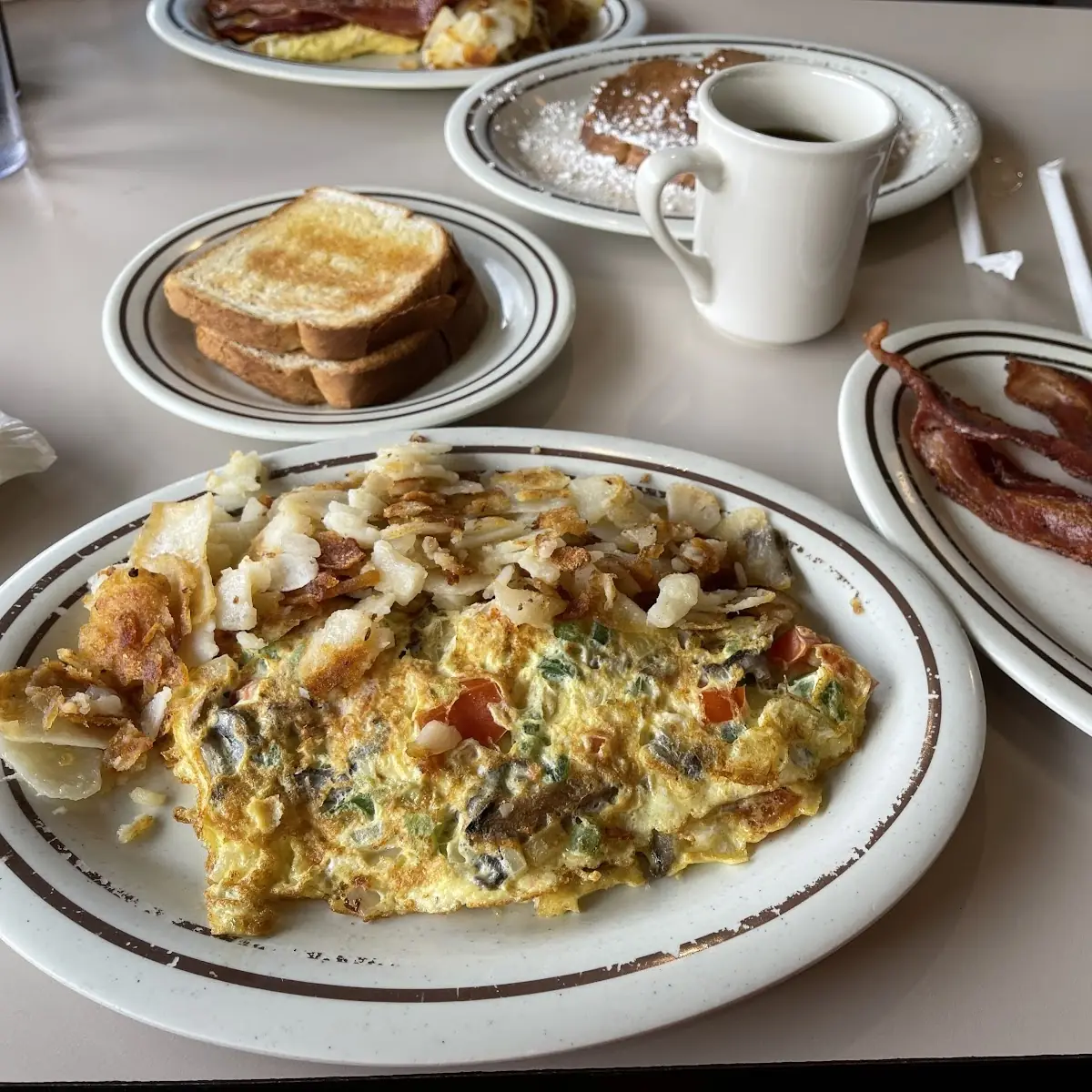 Country Ham and Cheese Omelette