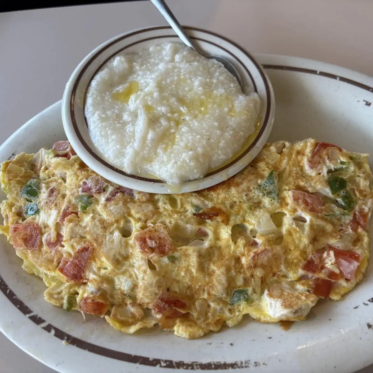 South Western Chicken Omelet