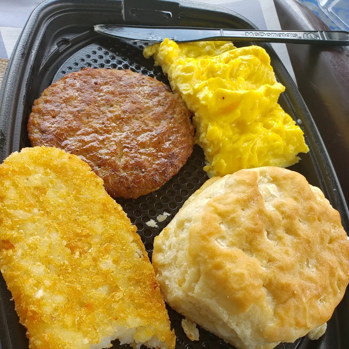 Sausage Egg Biscuit Meal