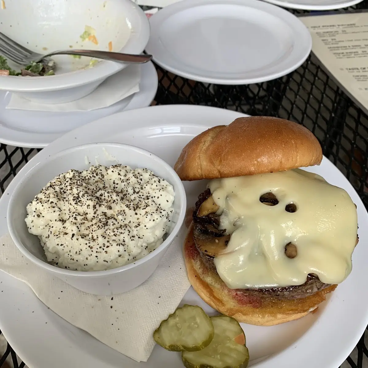 Mushroom & Swiss Burger