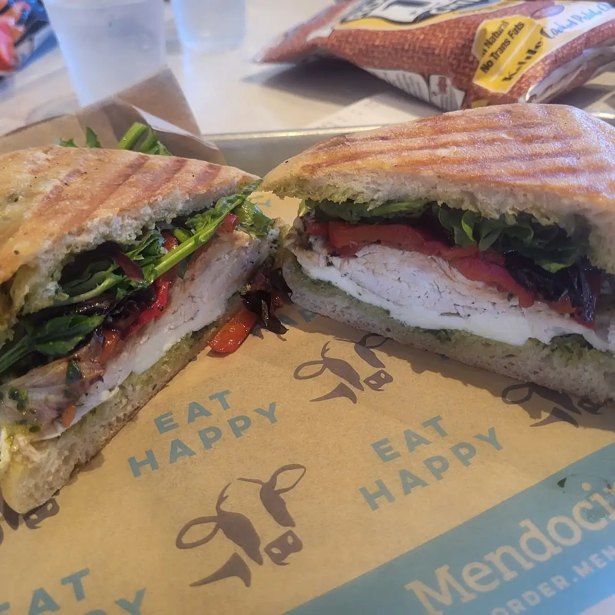 Chicken Pesto Caprese Sandwich