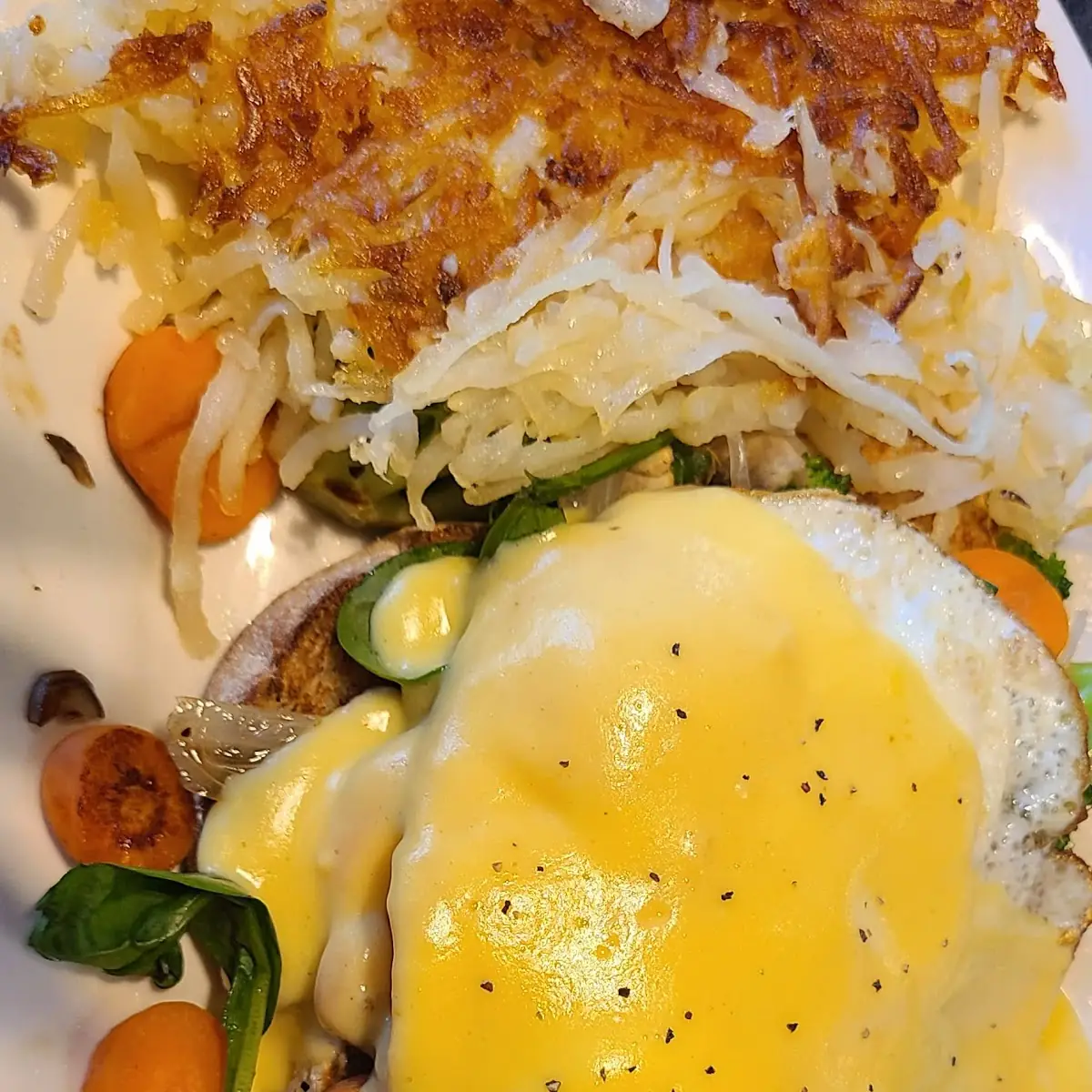 Vegetable Eggs Benedict