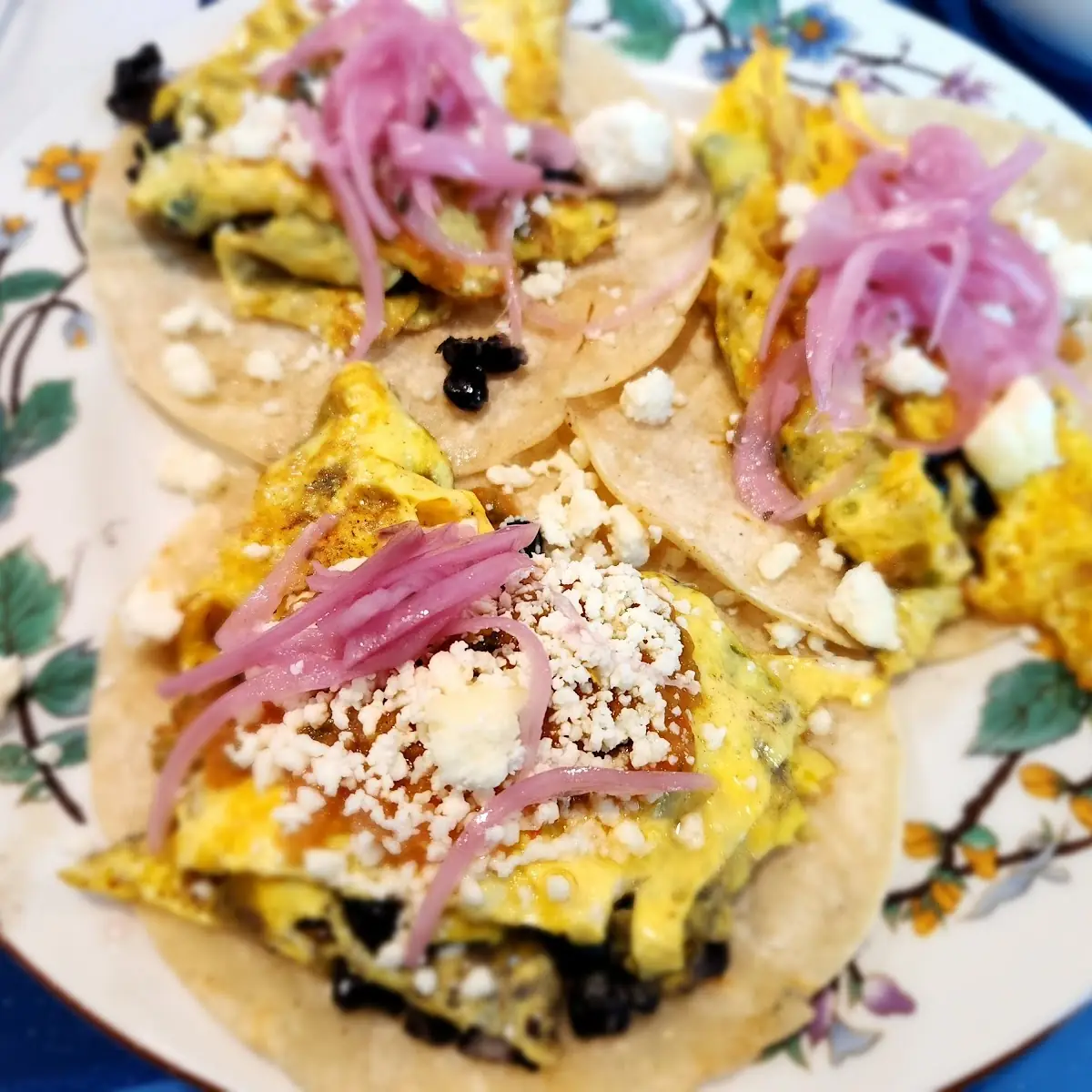 Three Amigos Tacos Scrambled Eggs