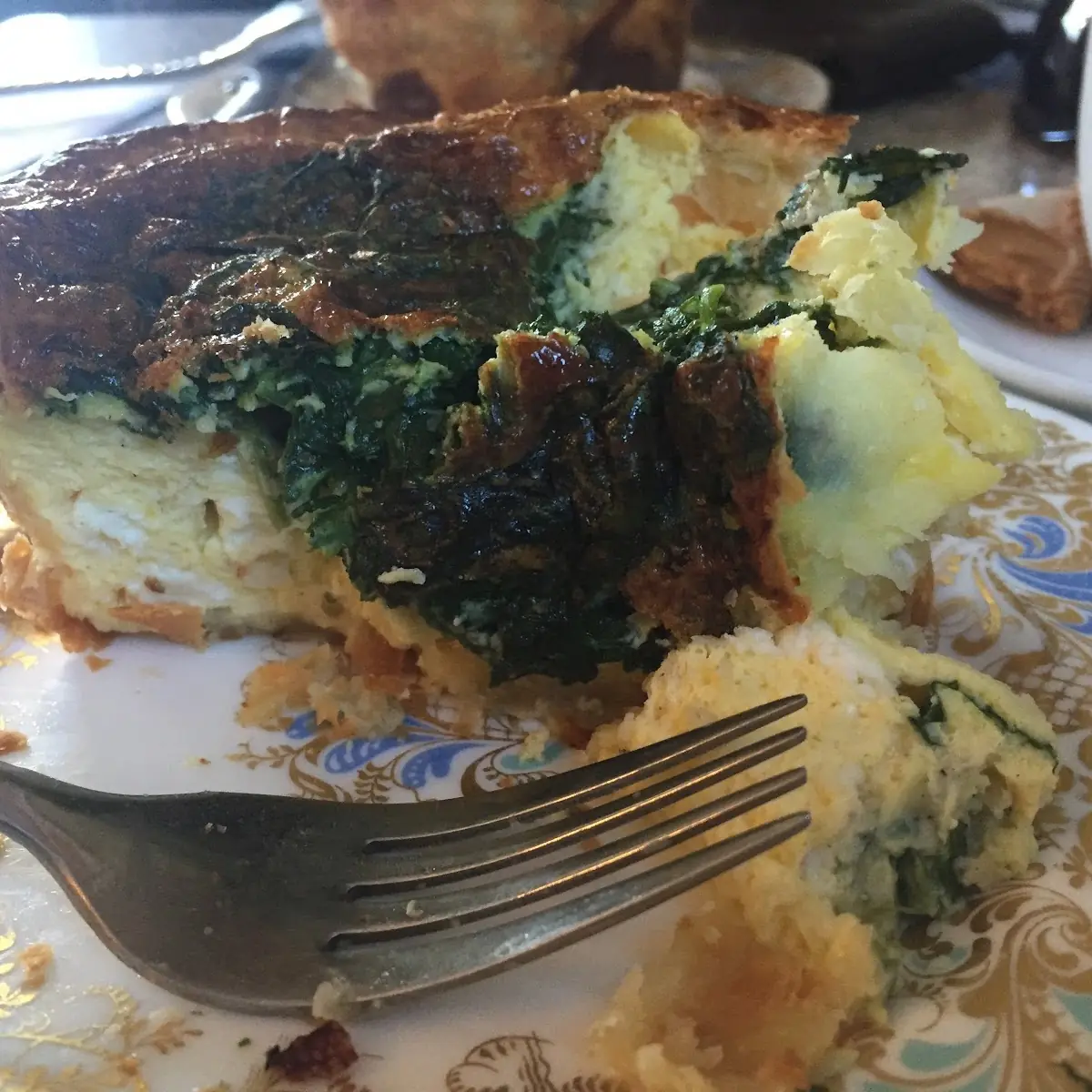 Spinach and Feta Quiche