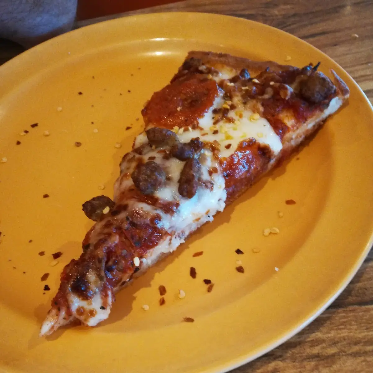 Hamburger Pepperoni Pizza