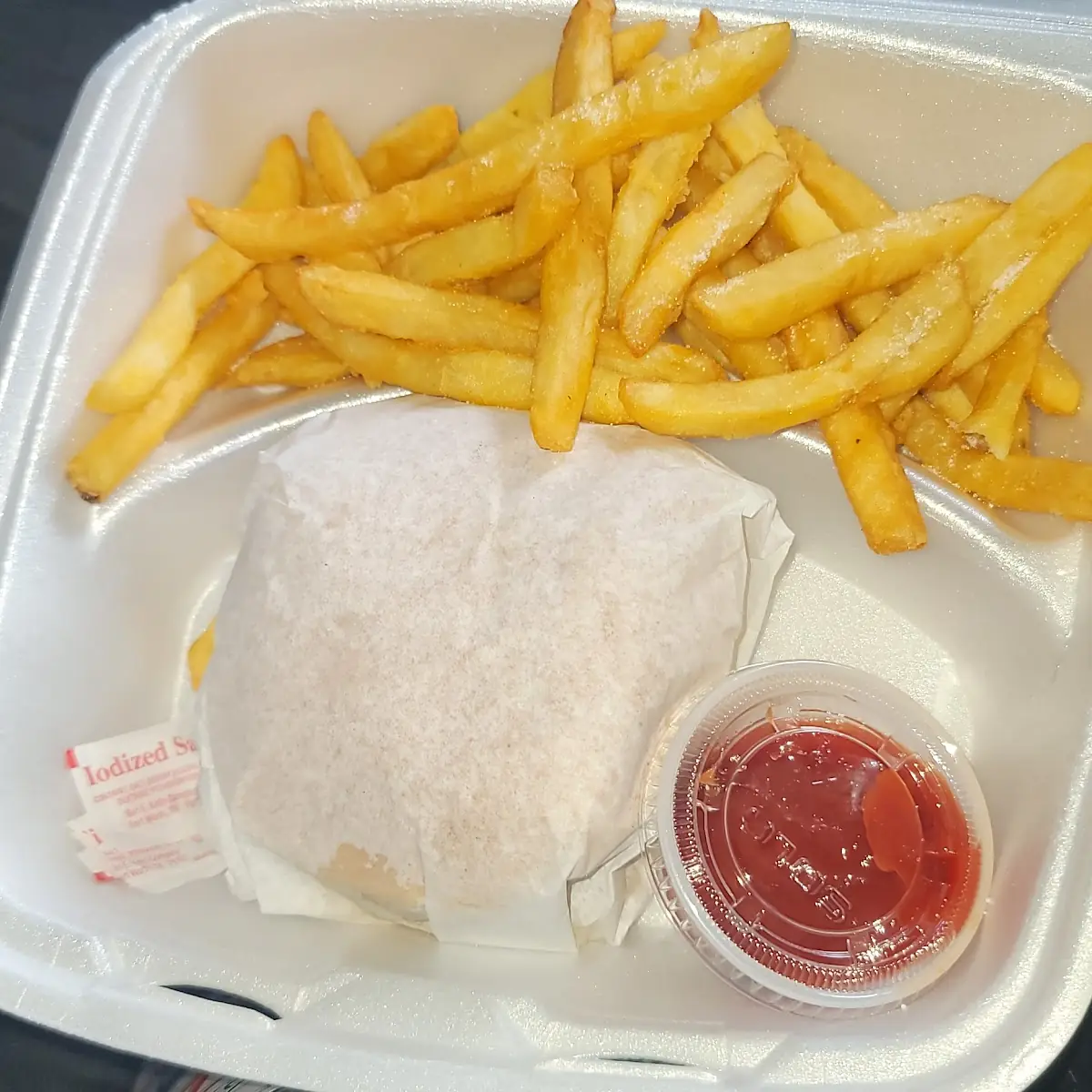 Burger and Fries