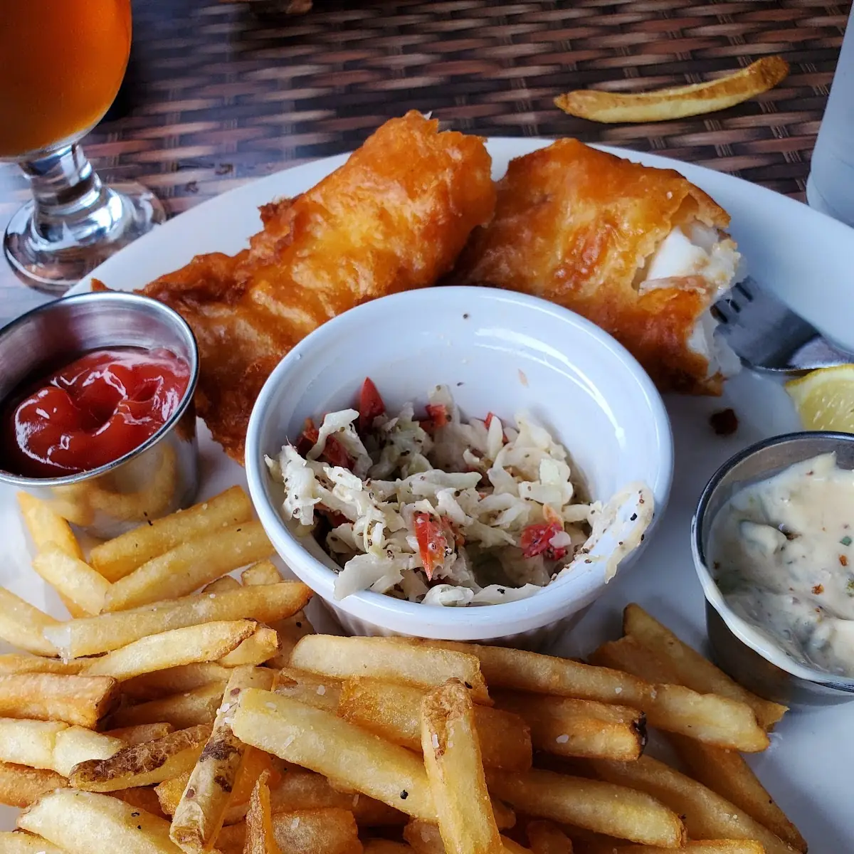 Beer-Battered Fish & Chips