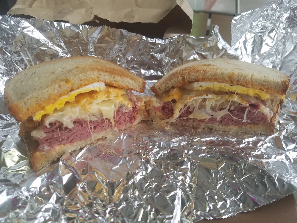 Ruben with Corned Beef and I Add 2 Eggs