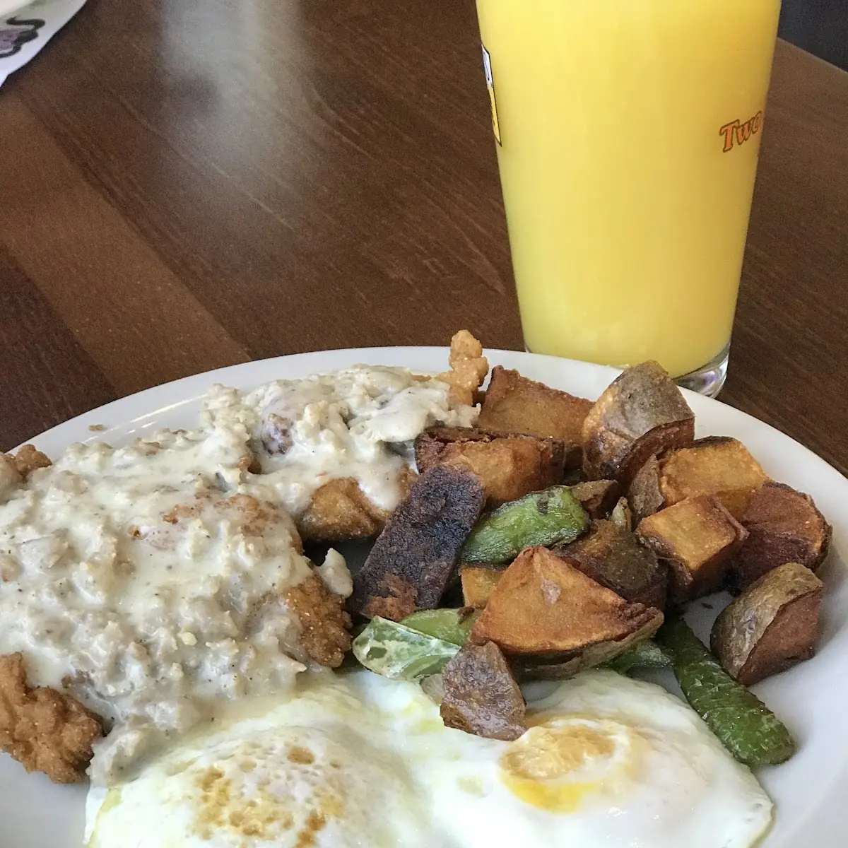 Country-Fried Chicken and Eggs