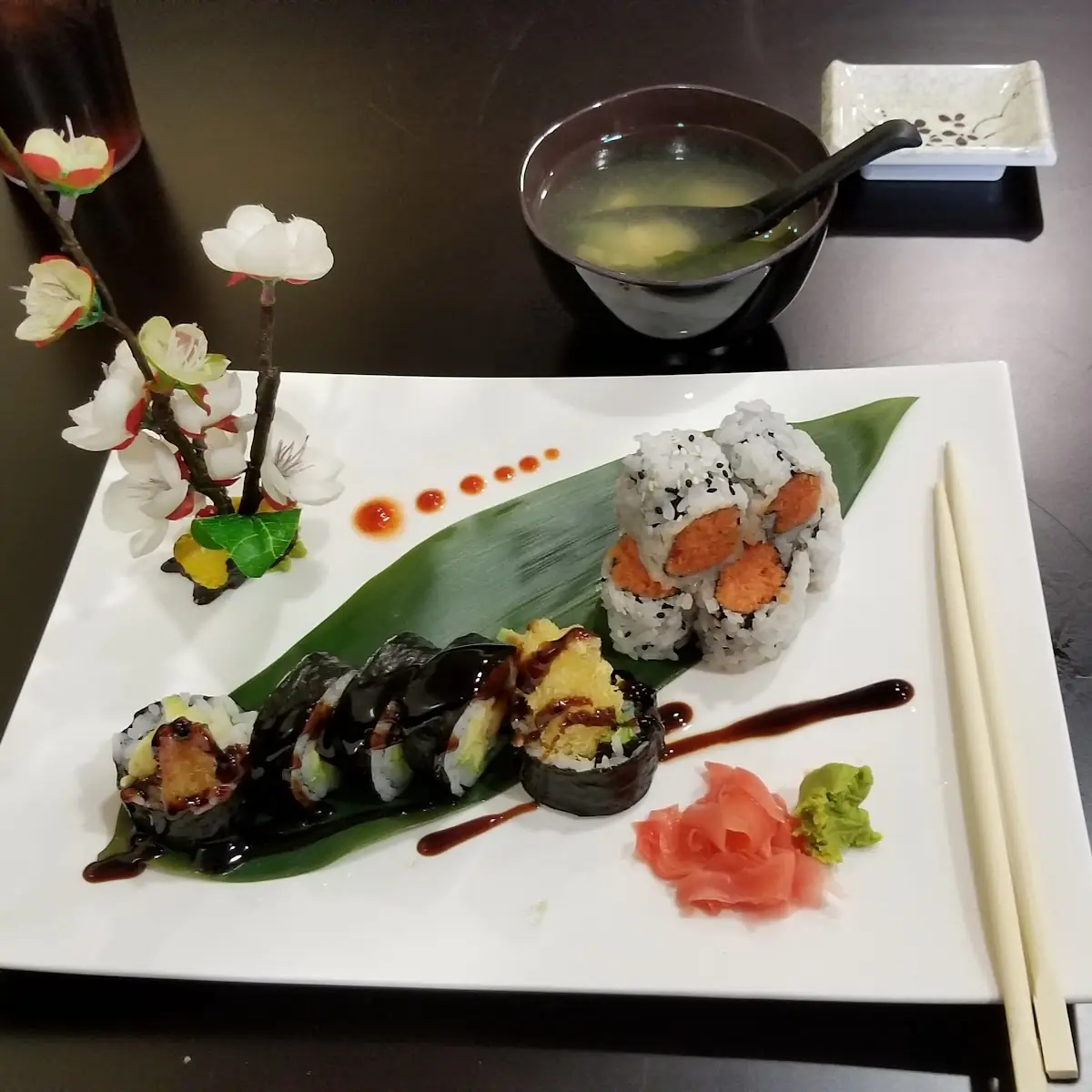 Spicy Tuna and Tempura Shrimp