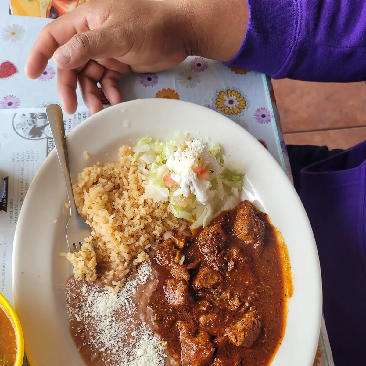 Frijoles Refritos O Arroz