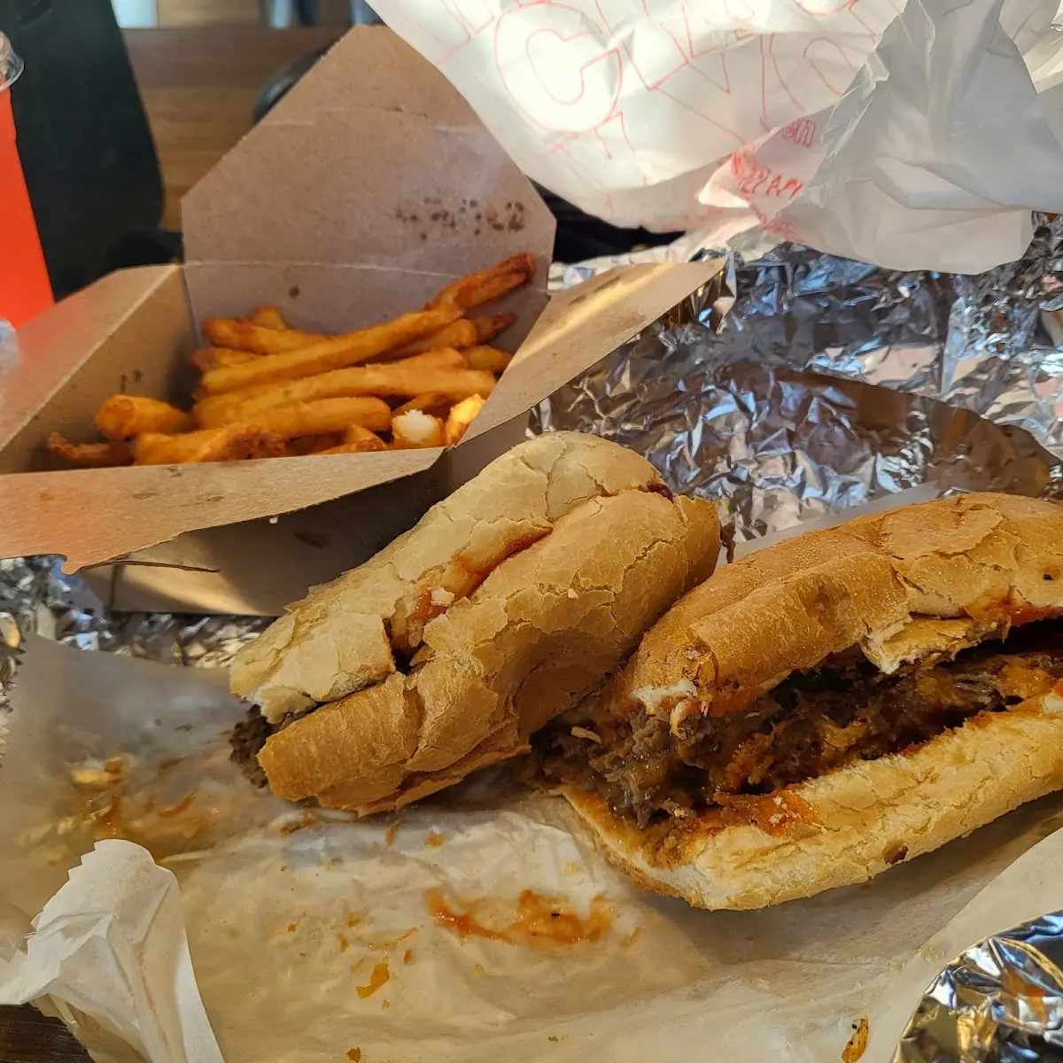Tender Steak an Cheese Sub Thursday an Friday Special 9make It a Comb for 12 45 Soad an Fries