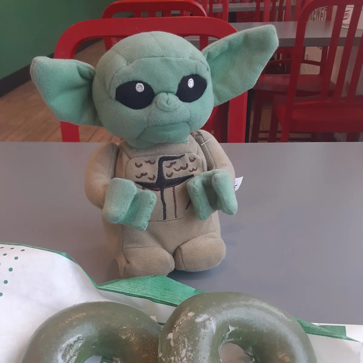 Green Original Glazed Donut