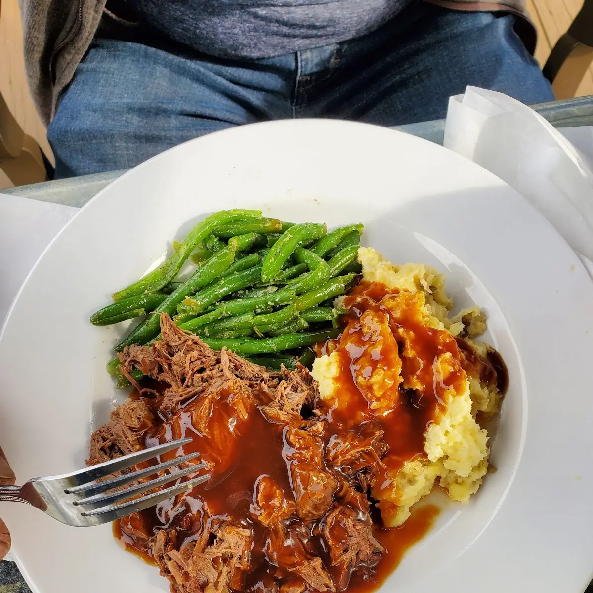 Beef Stew with Mashed Potato