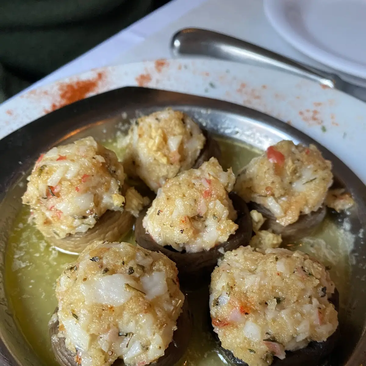 Crab Stuffed Mushrooms