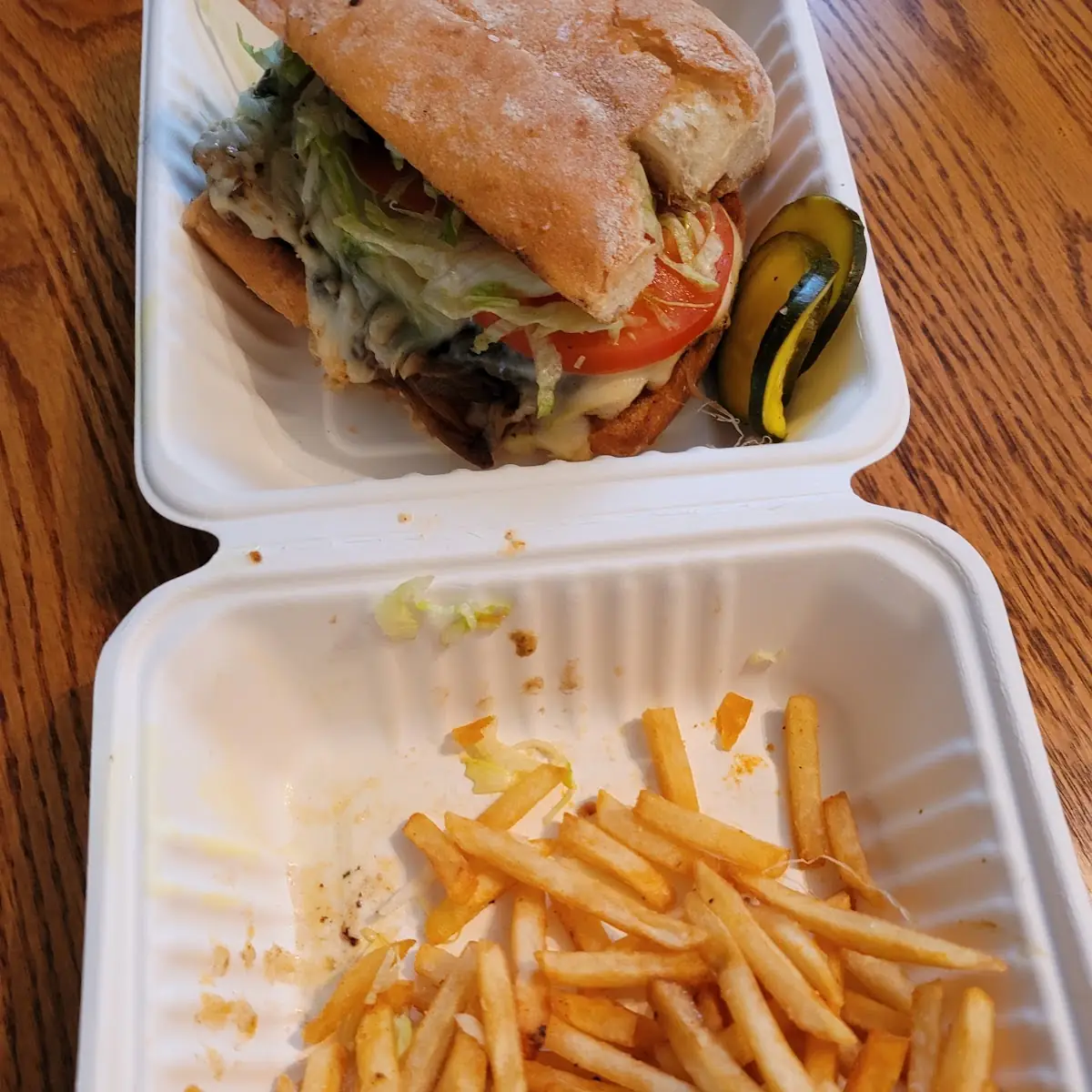 Shroom Chicky Sandwich