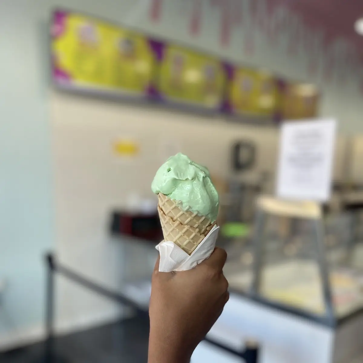 Pista Ice Cream Cone