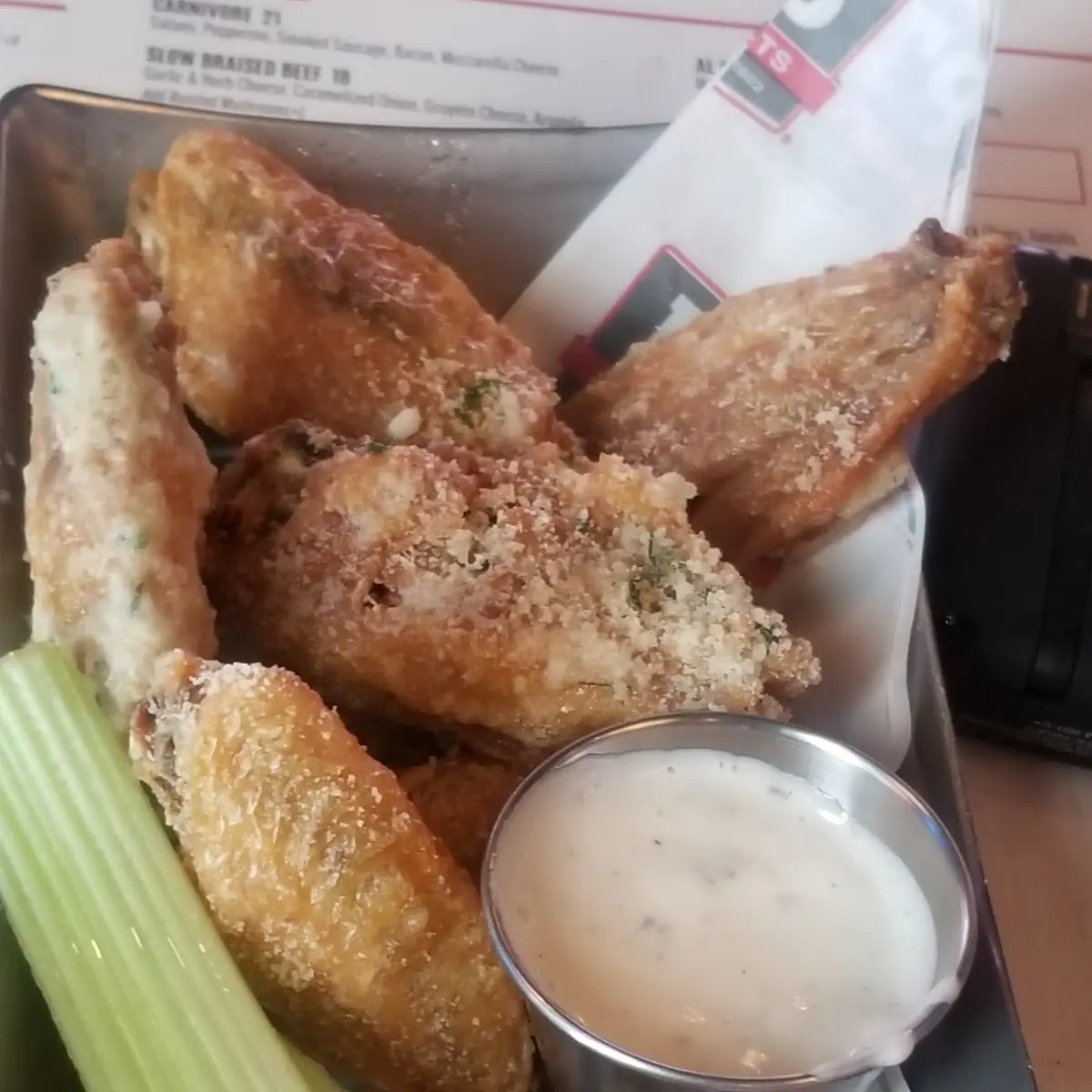 Garlic Parmesan Chicken Wings
