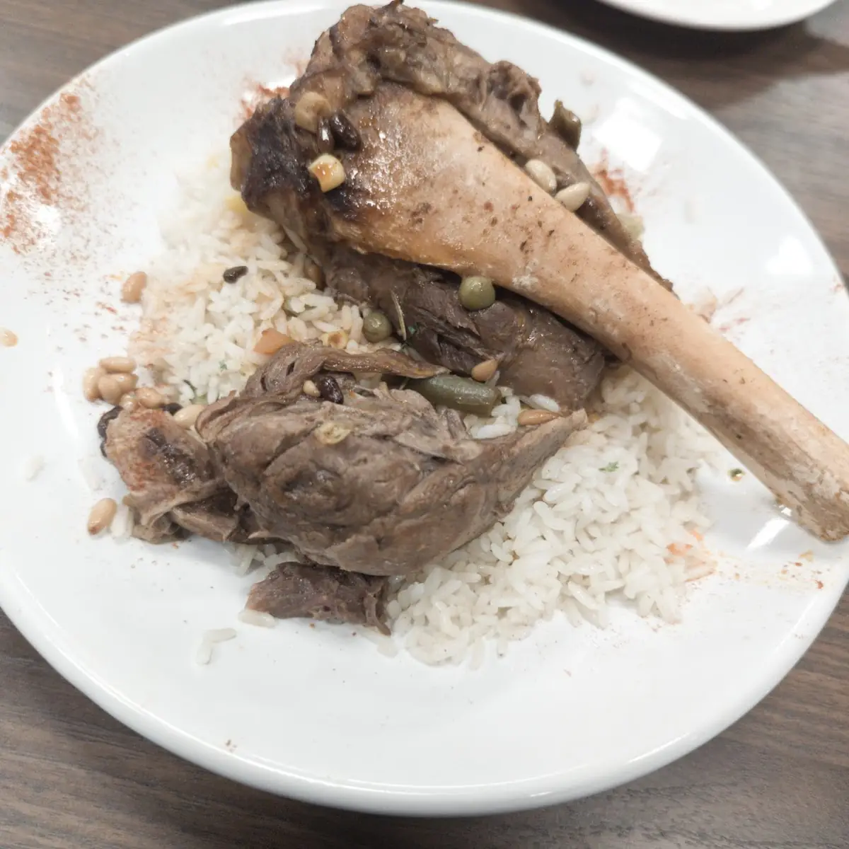 Lamb Shank Plate