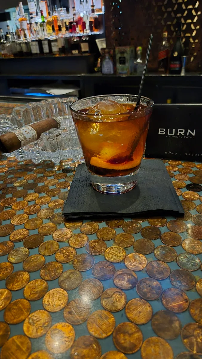 Old Fashioned with Cocktail Cherry