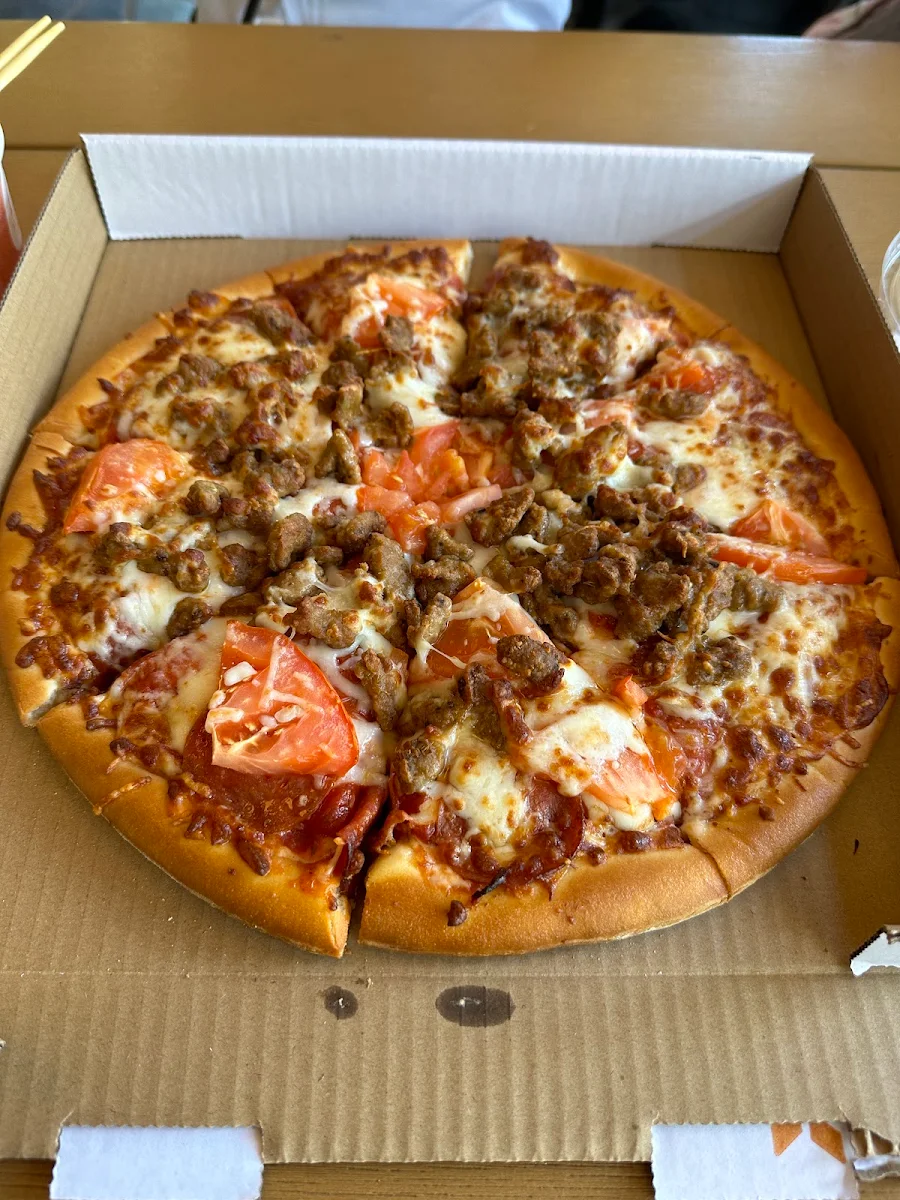 Crust Pepperoni Cheese Pizza