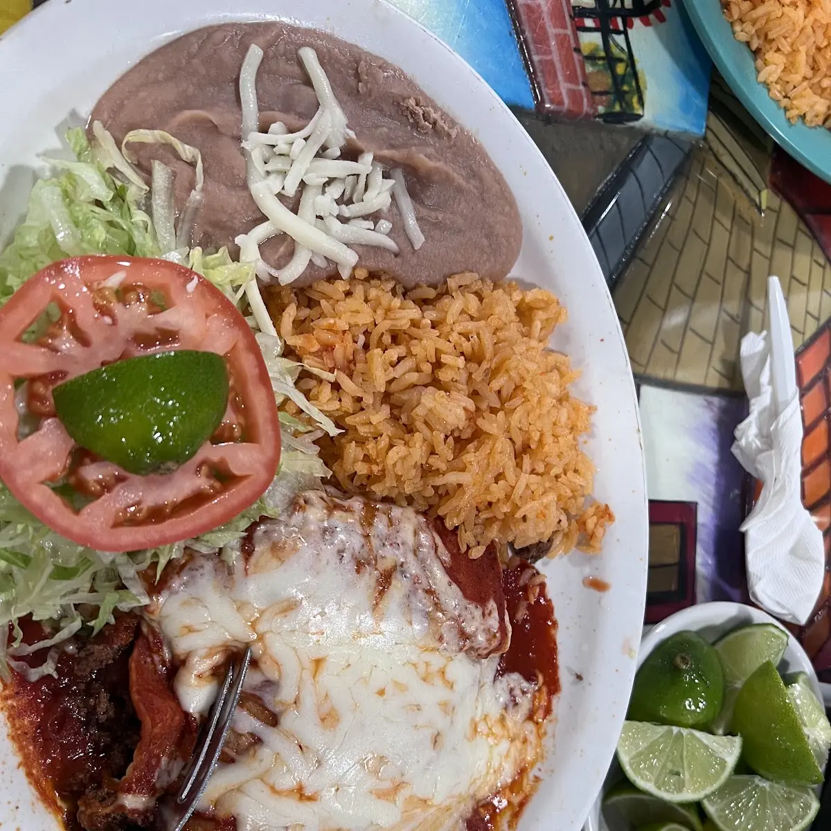 Chile Relleno and Enchilada Combo
