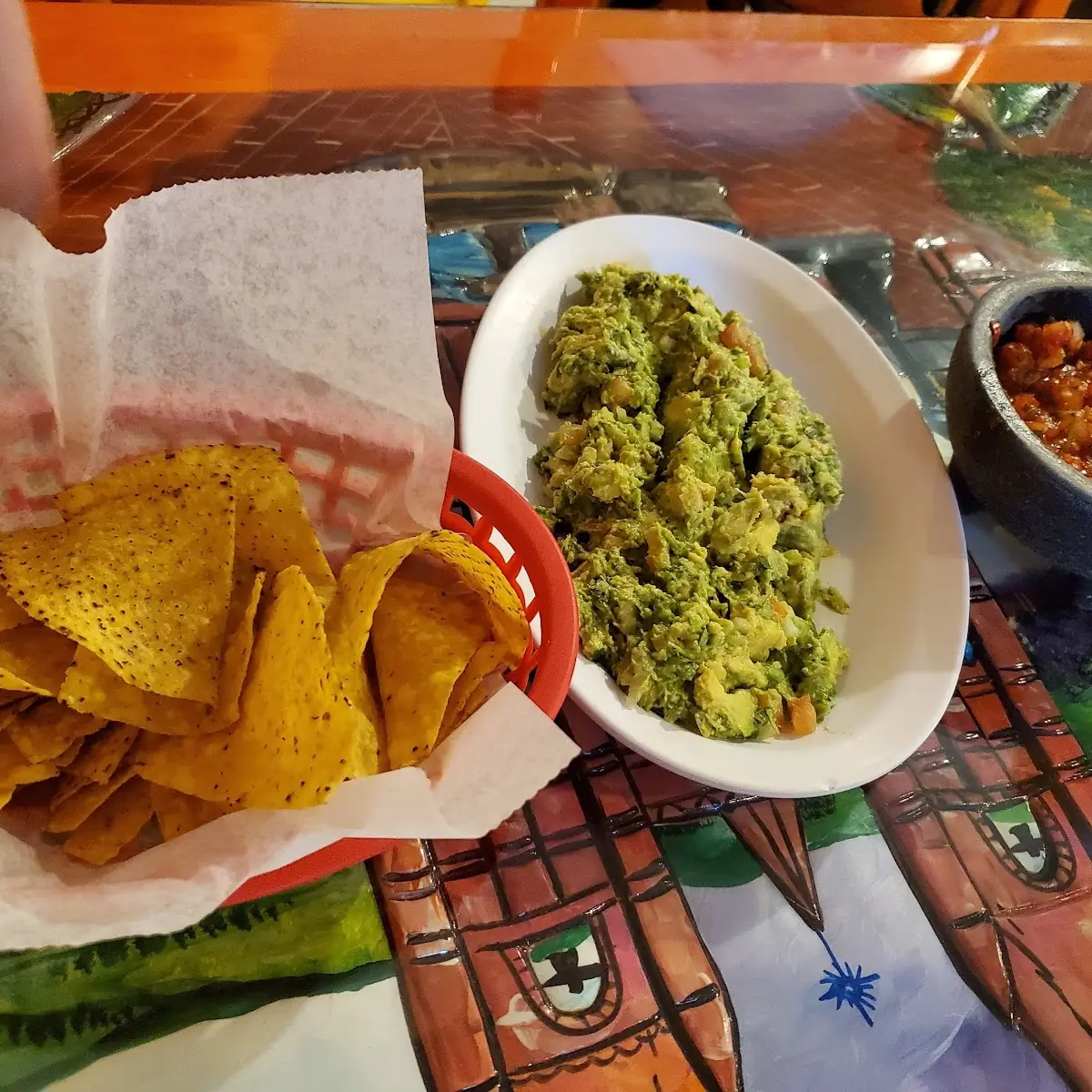 Chips and Guacamole Dip
