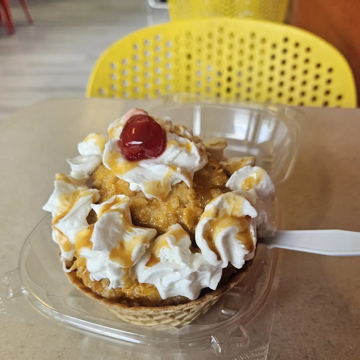 Fried Ice Cream Nieve Frita
