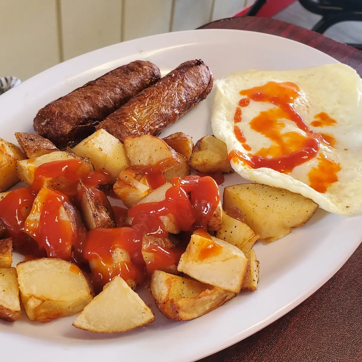 Two Eggs and Sausage