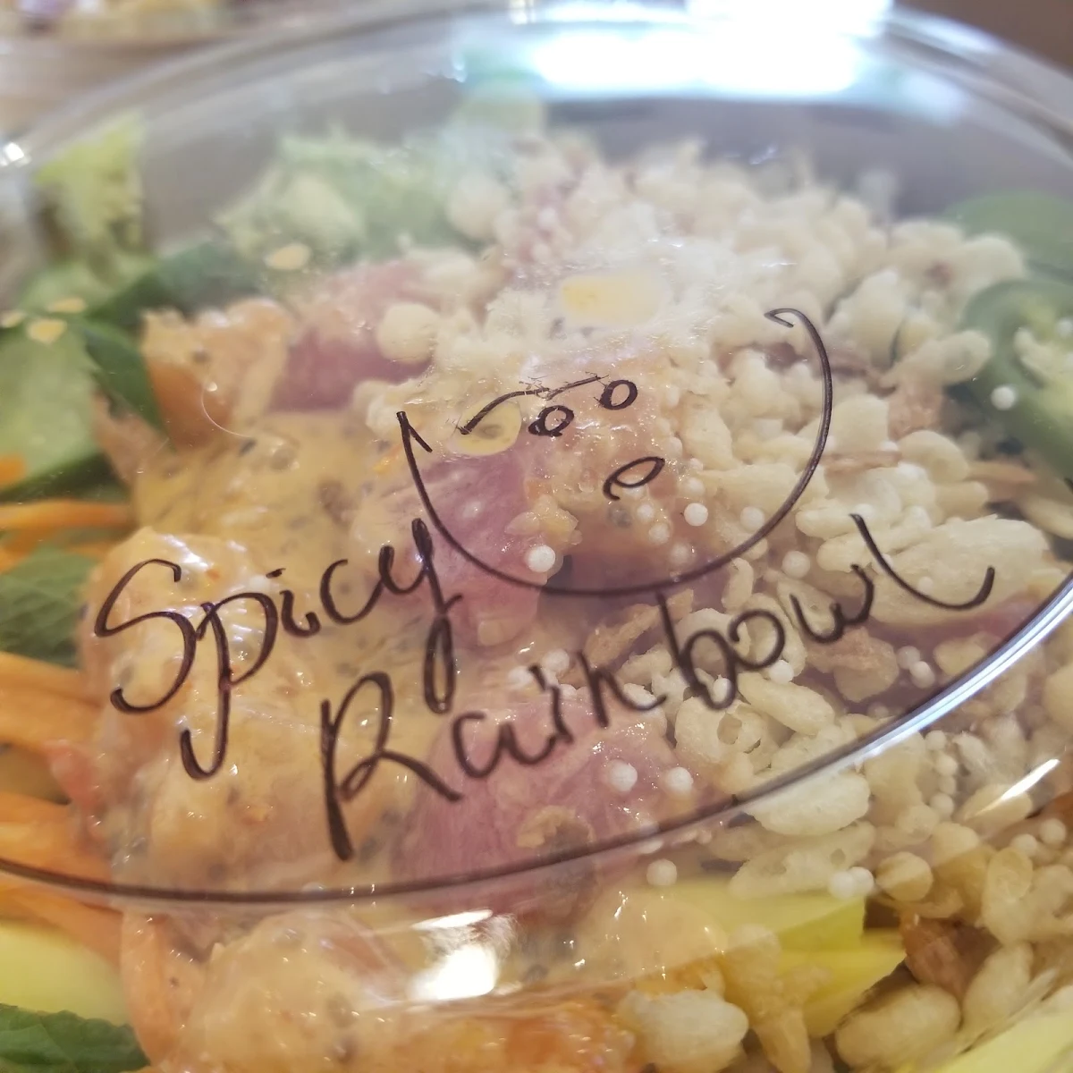 Rainbow Poke Bowl