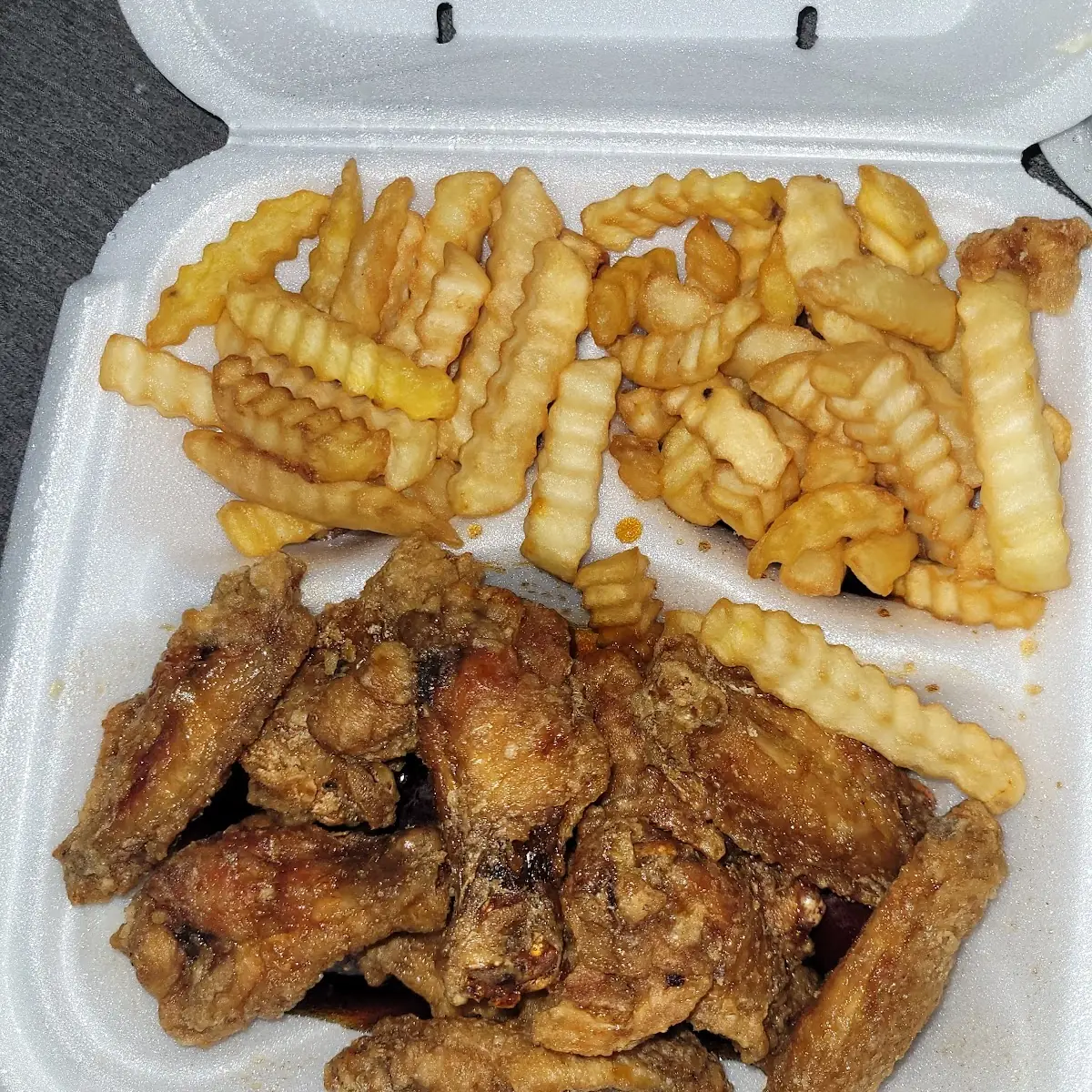 Buffalo Hot and Garlic Parmesan Wings