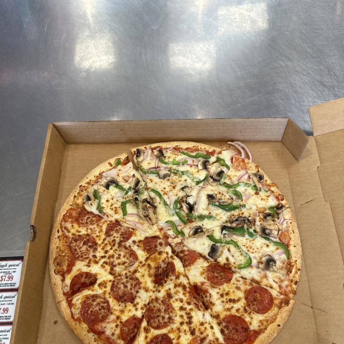 5 1-Topping Pizzas Large