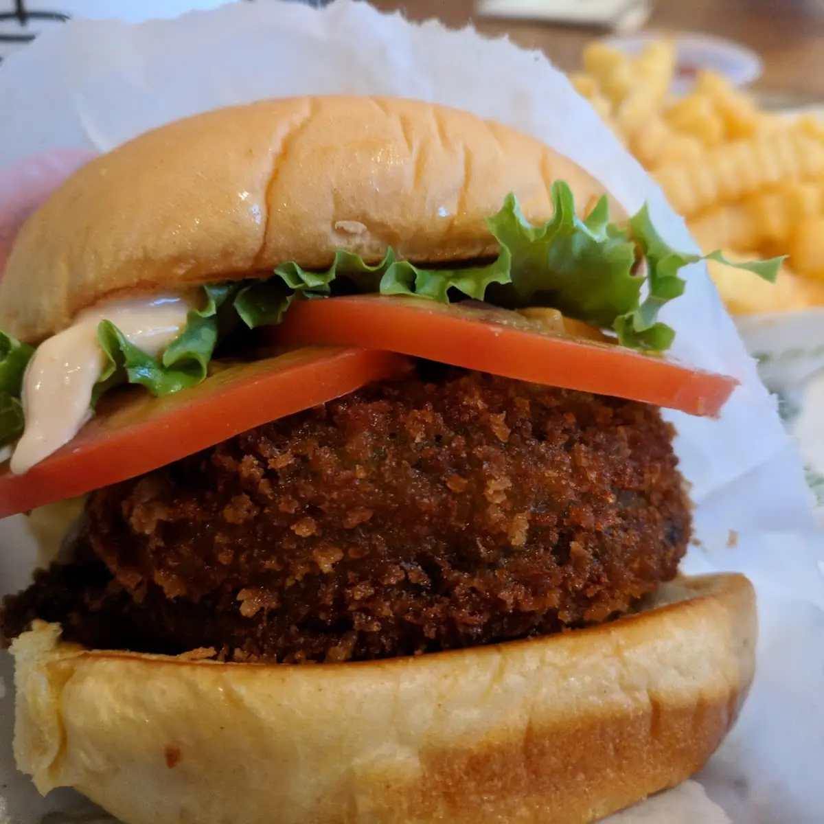 Portobello Mushroom Burger