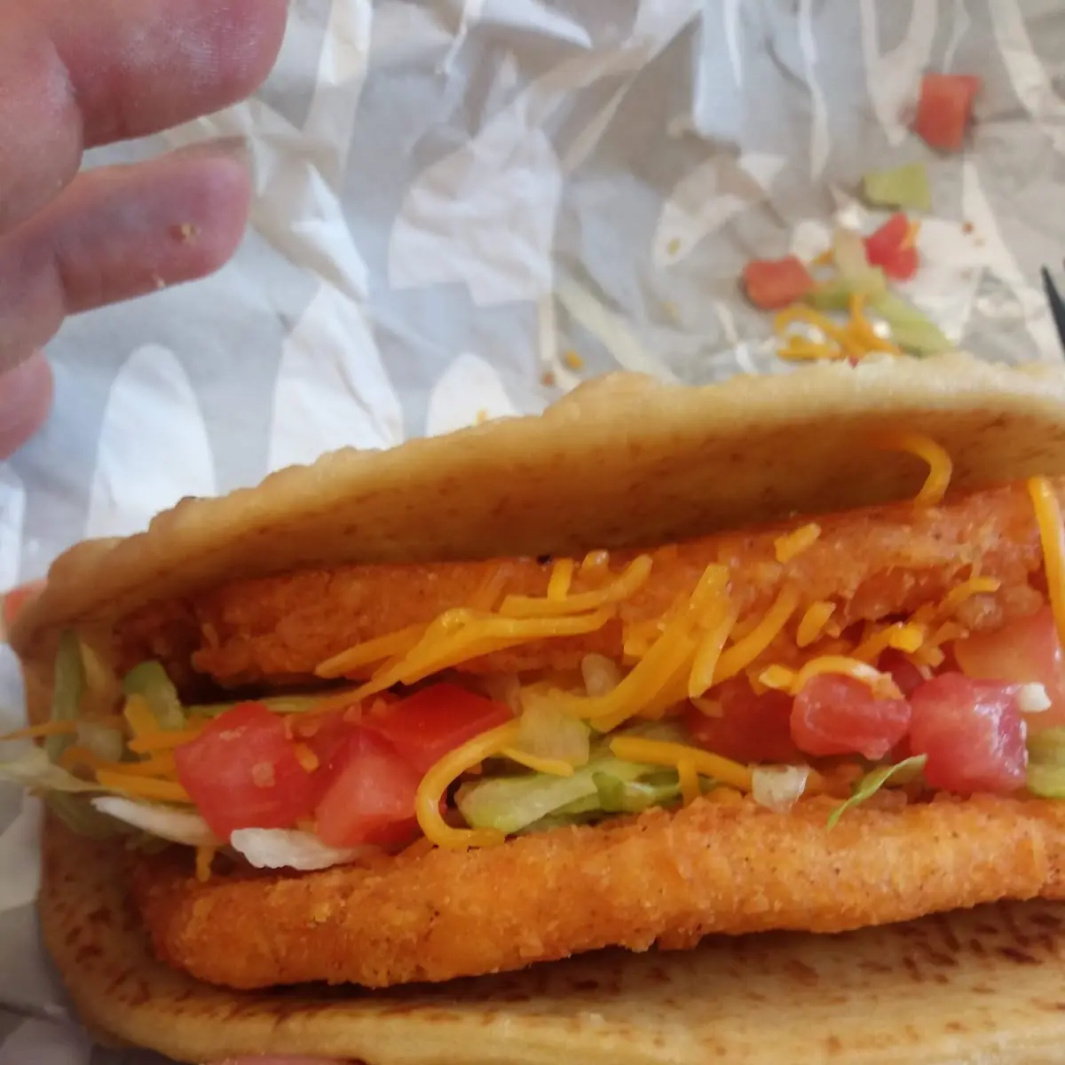 Chicken Wrap with a Chalupa