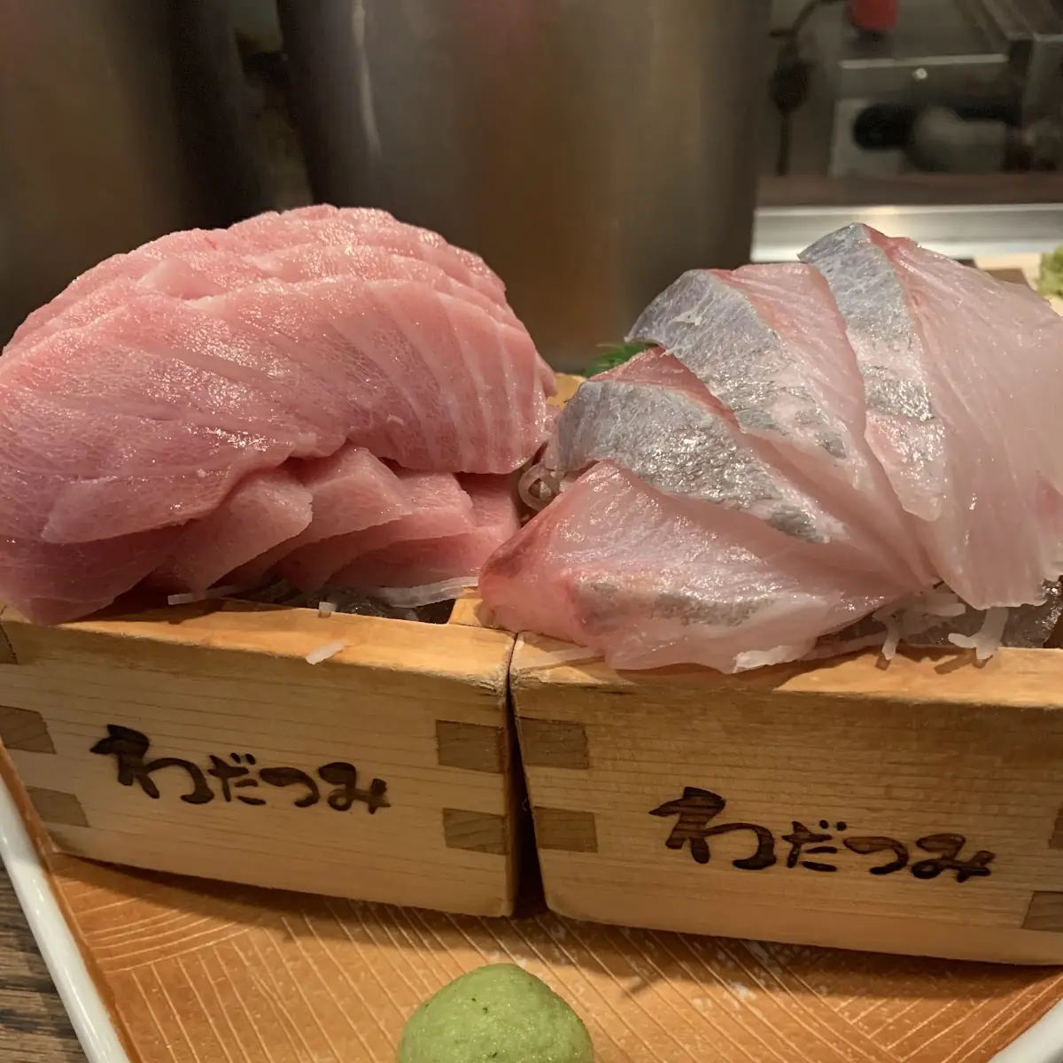 Otoro and Yellowtail Sashimi