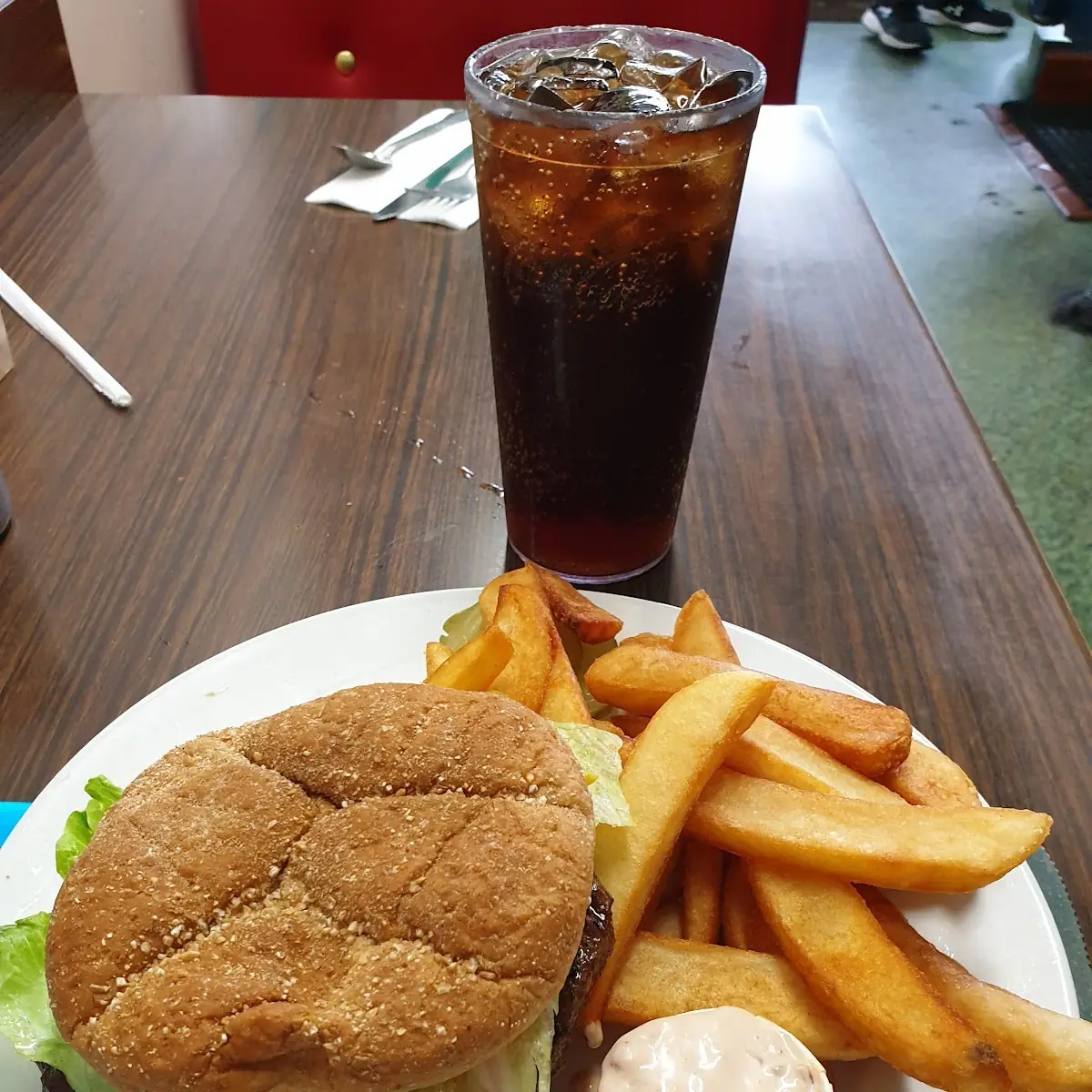 Burger and Fries