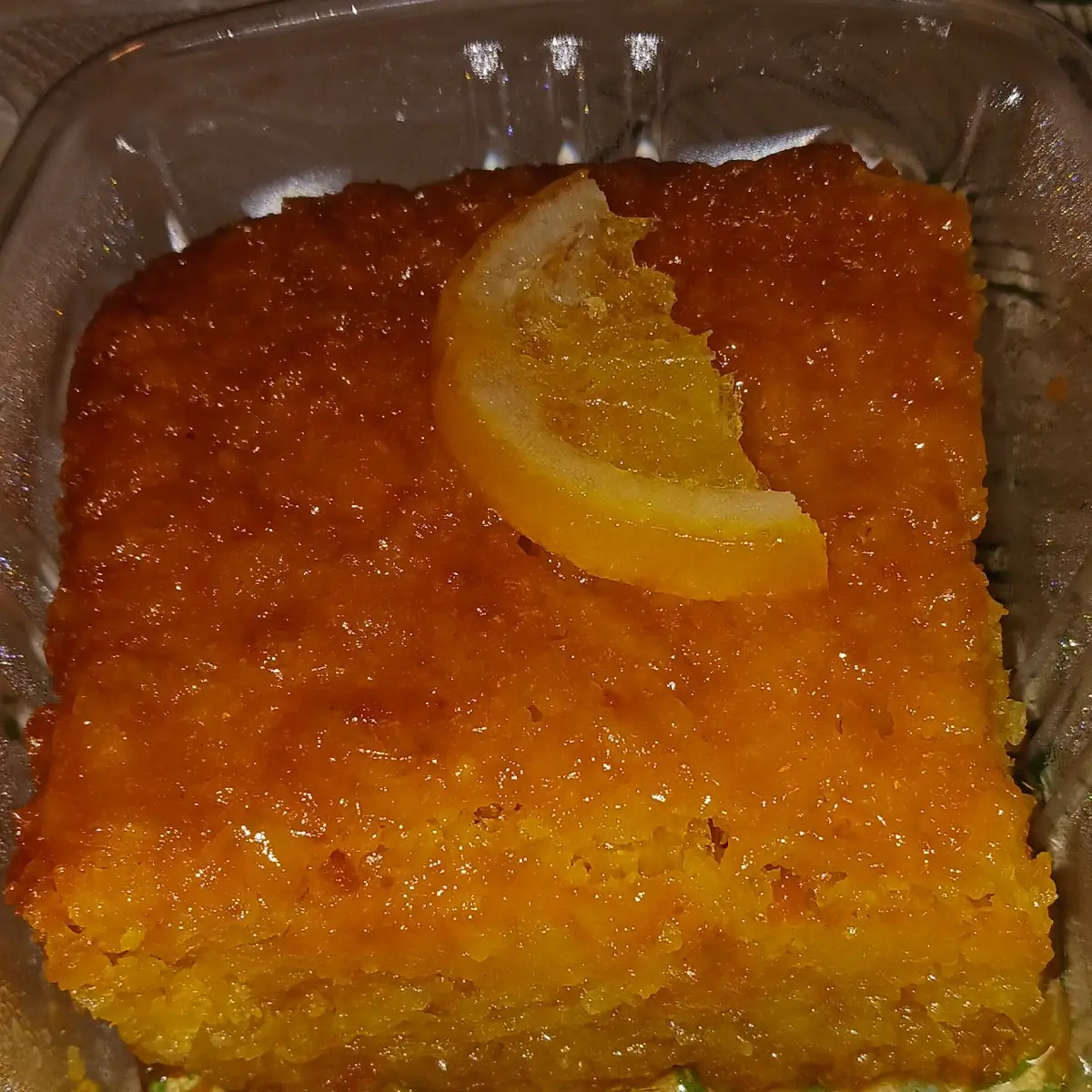Orange Cake Slice
