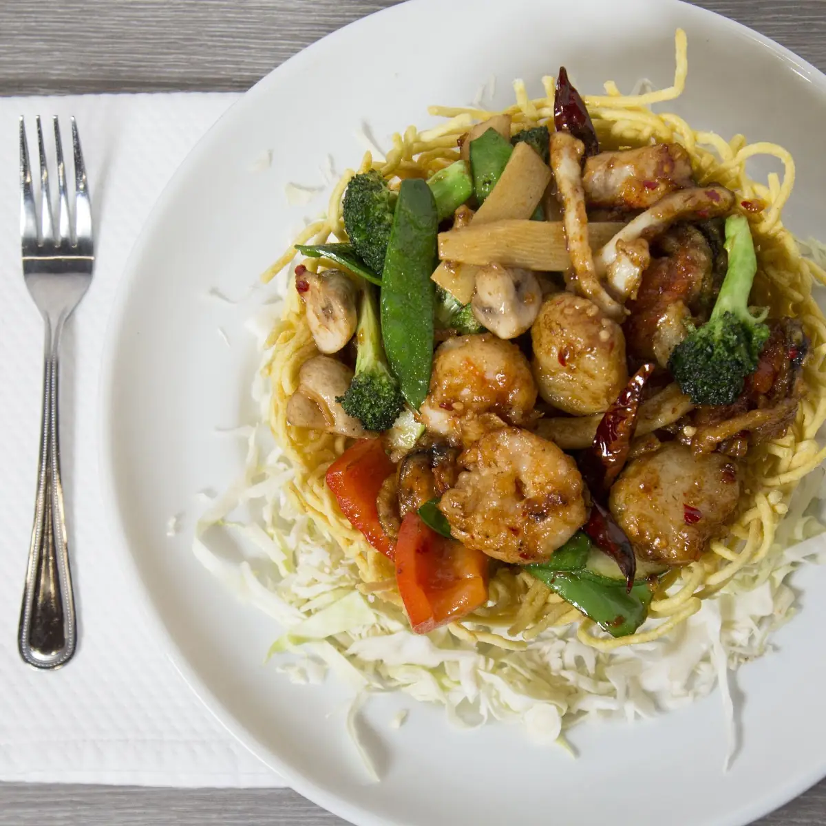 C-4. Chicken with Assorted Vegetables 蔬菜鸡