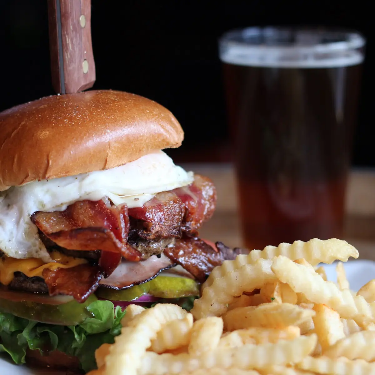 Rooney's Bacon Cheeseburger