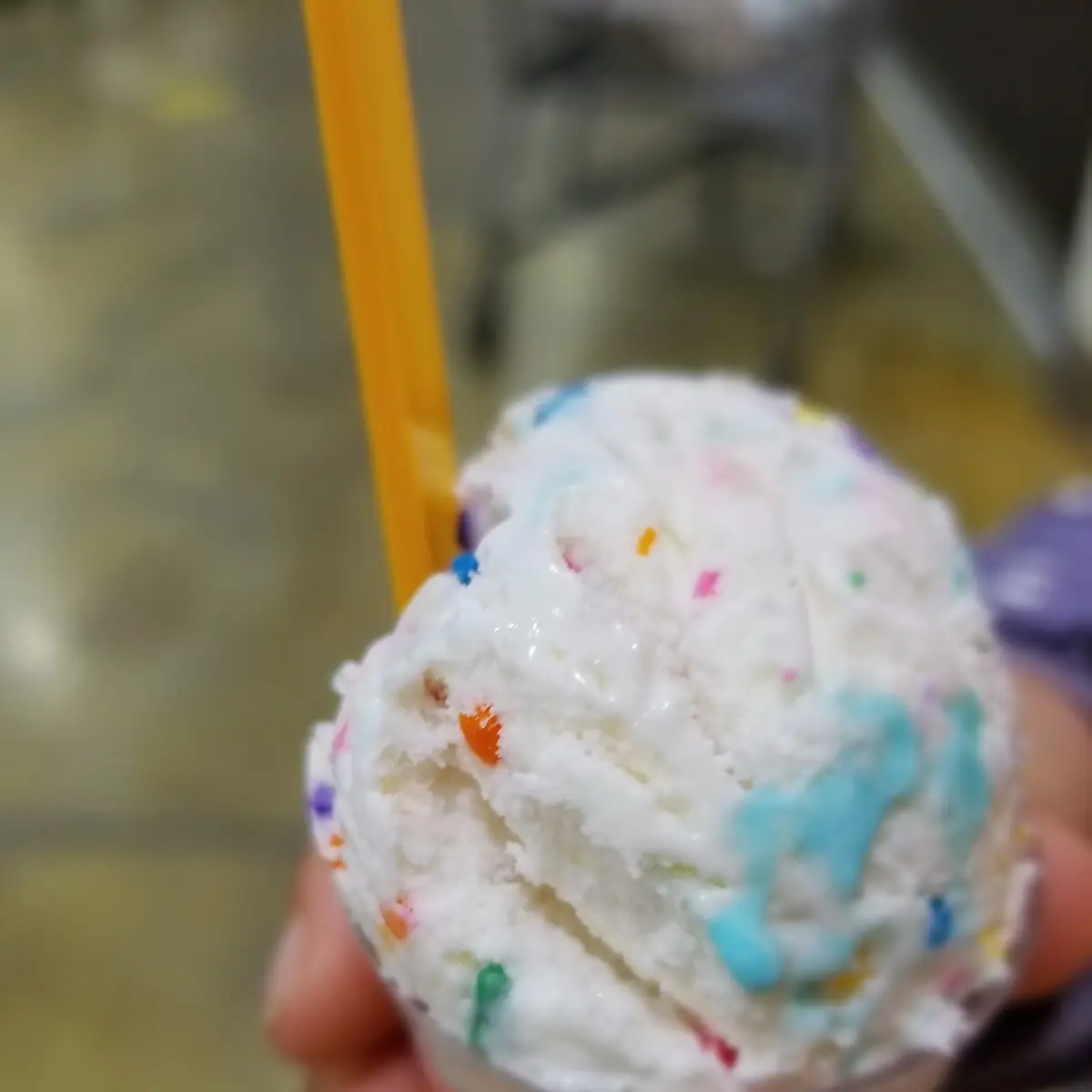 Birthday Cake Ice Cream Sample Size