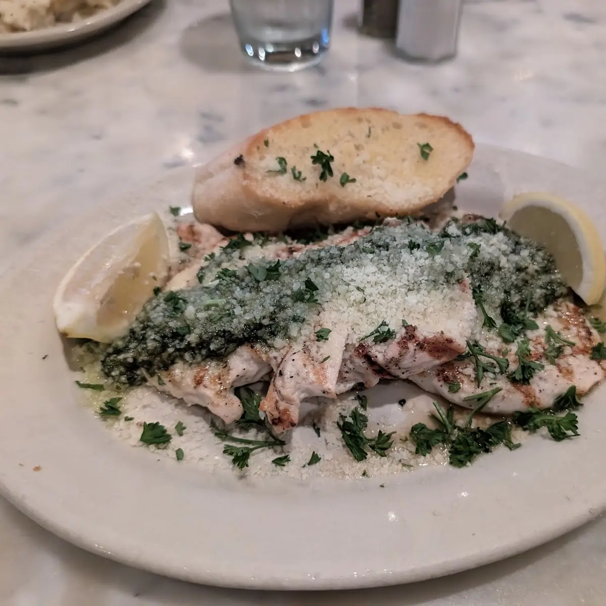 Lemon Pesto Chicken with Potatoes