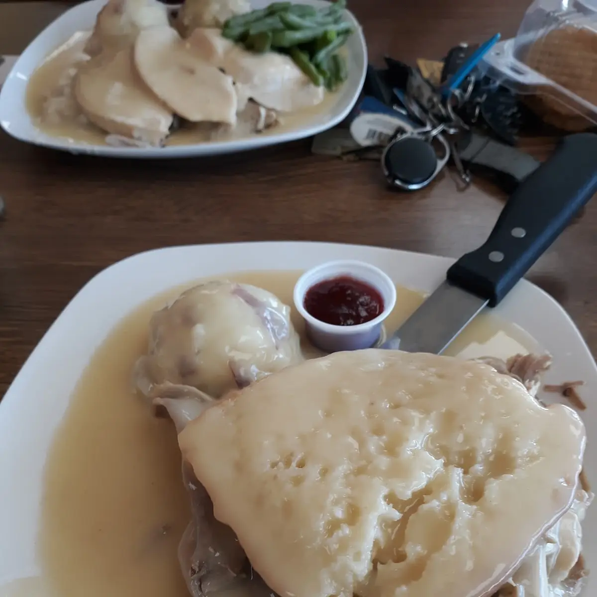 Open Face Hot Turkey Sandwich