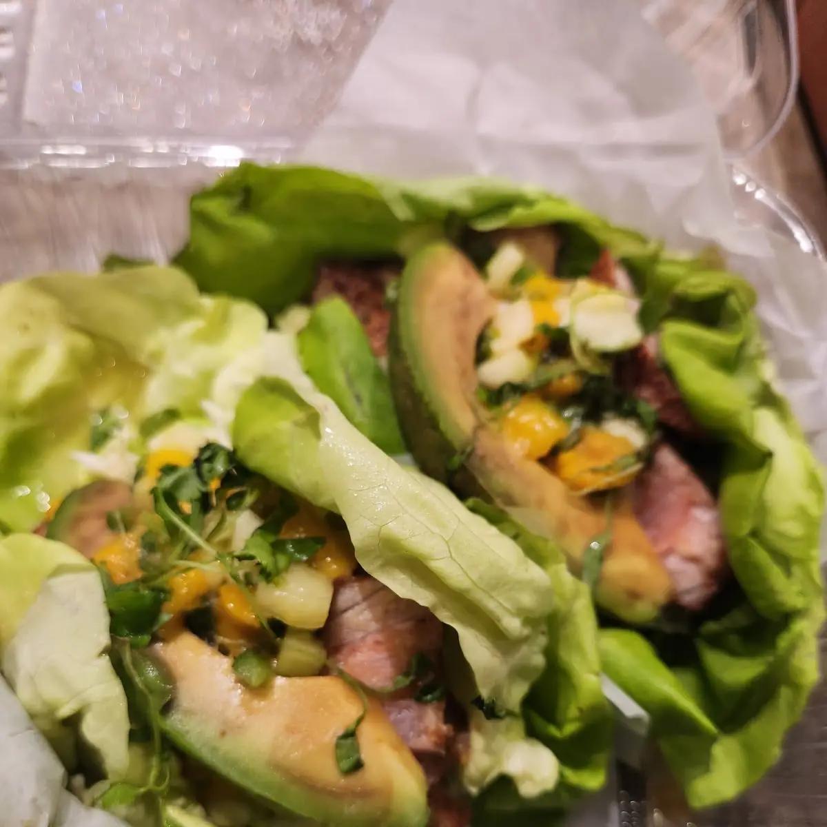 Ahi Tuna Tacos Lettuce Wrap