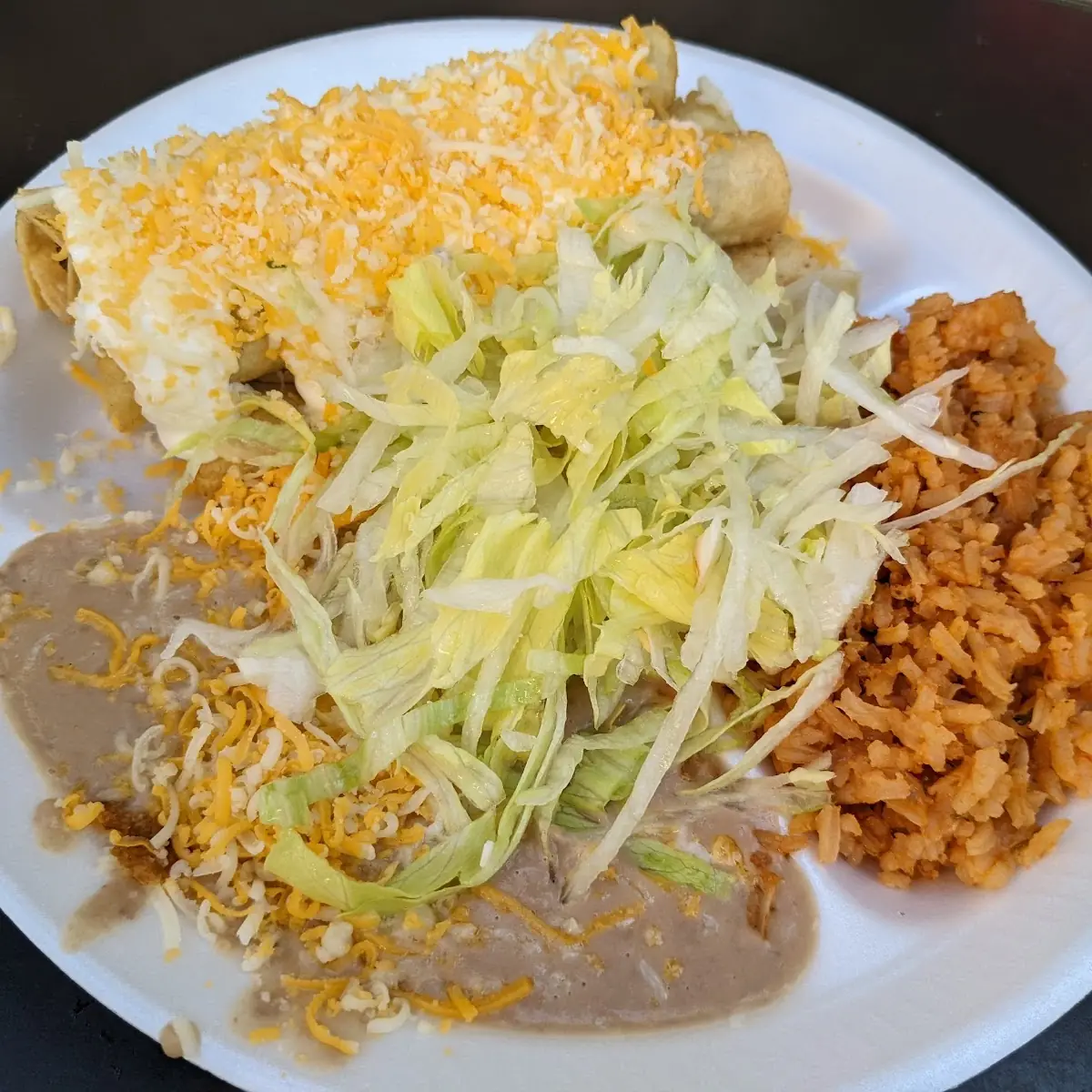 Beef Taco C Enchilada CA