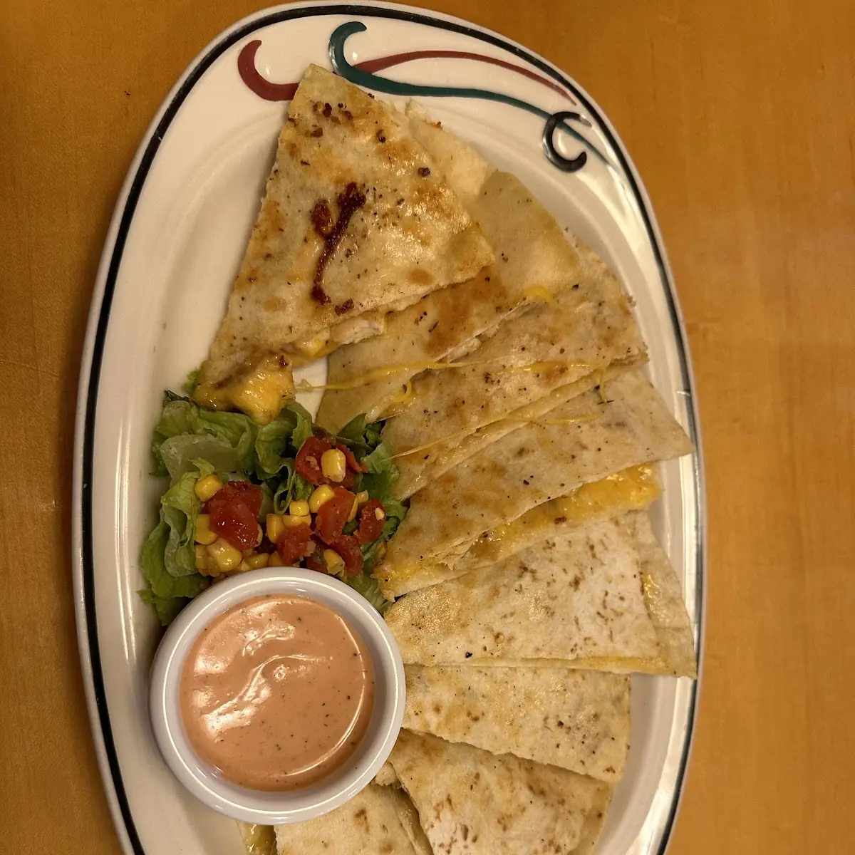 Kids Cheese Quesadilla Combo