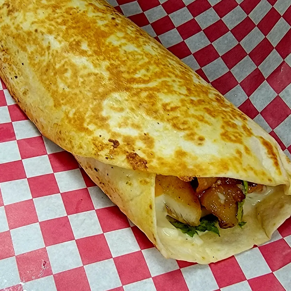 Fried Chicken Ceasar Wrap