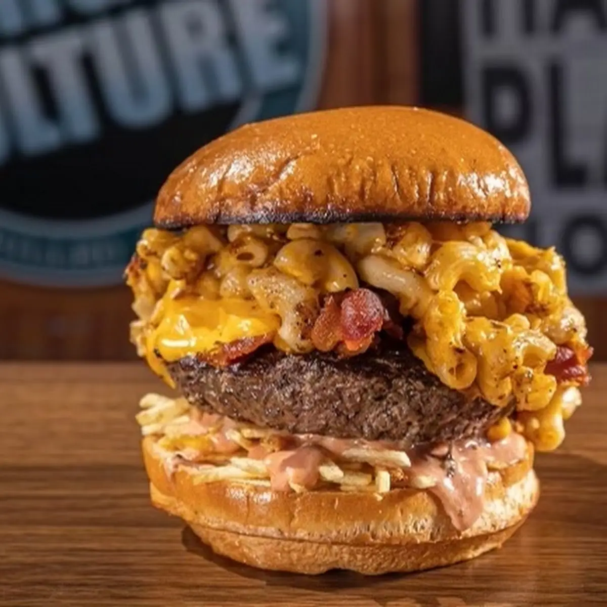 Mac N Cheese Burger