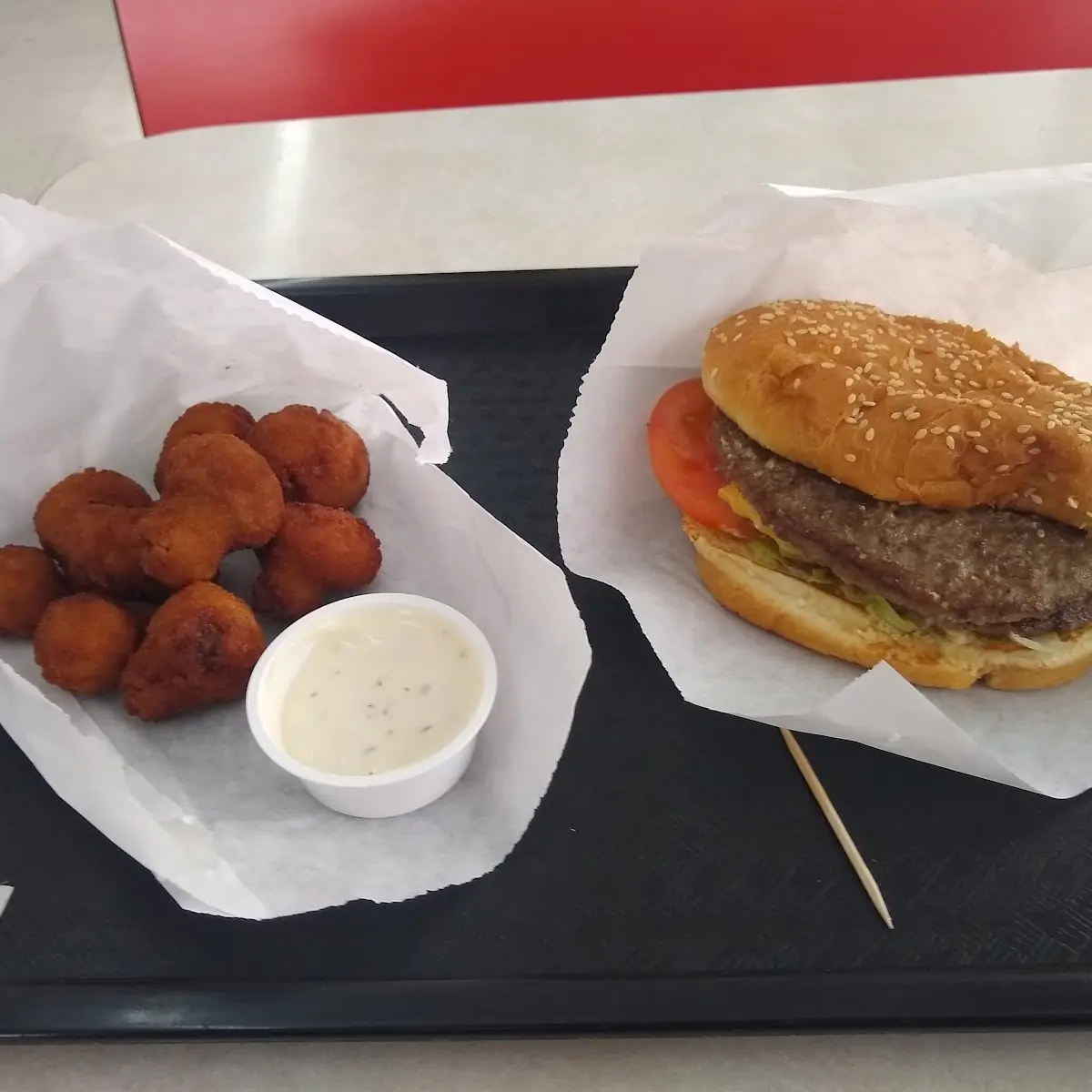 Double Hamburger with Cheese